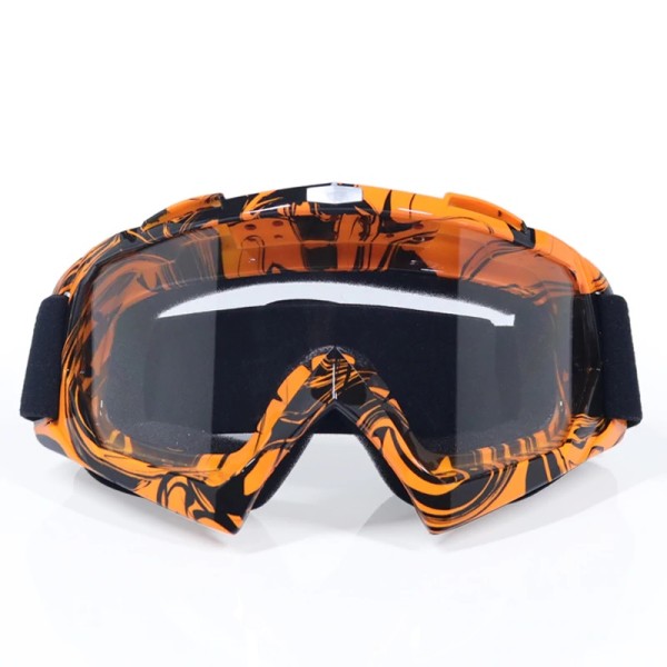 Ochelari unisex ski, snowboard si multe alte sporturi, rama portocalie - lentila transparenta, O3PT